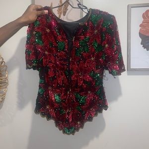Vintage Sequin Top